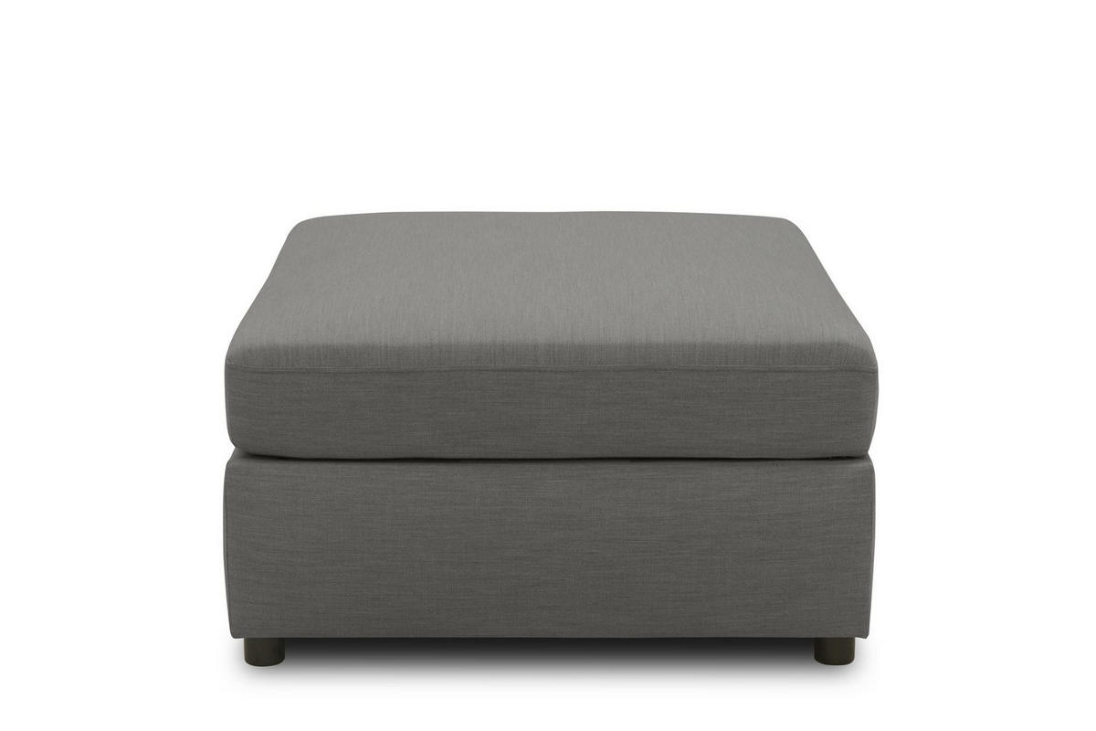 GARTENLOUNGE-HOCKER Bozhana 96x44x78 mit Outdoorbezug in anthrazit - Anthrazit, Kunststoff (96/44/78cm) - 58aufmkessel