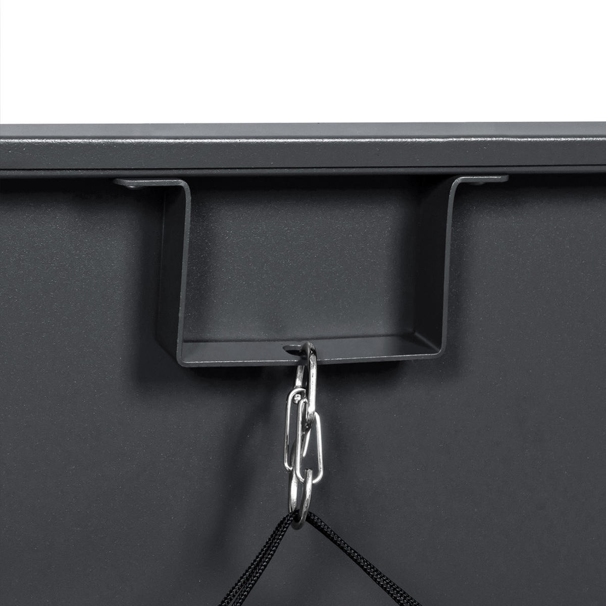 MÜLLTONNENBOX KANTO - 3x 240L - Anthrazit, Metall (198/116/80cm)