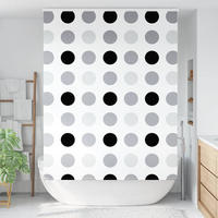 DUSCHVORHANG für Dusche Stoff Breite 156 cm - Transparent, Kunststoff (156/240cm) - MCBOSON