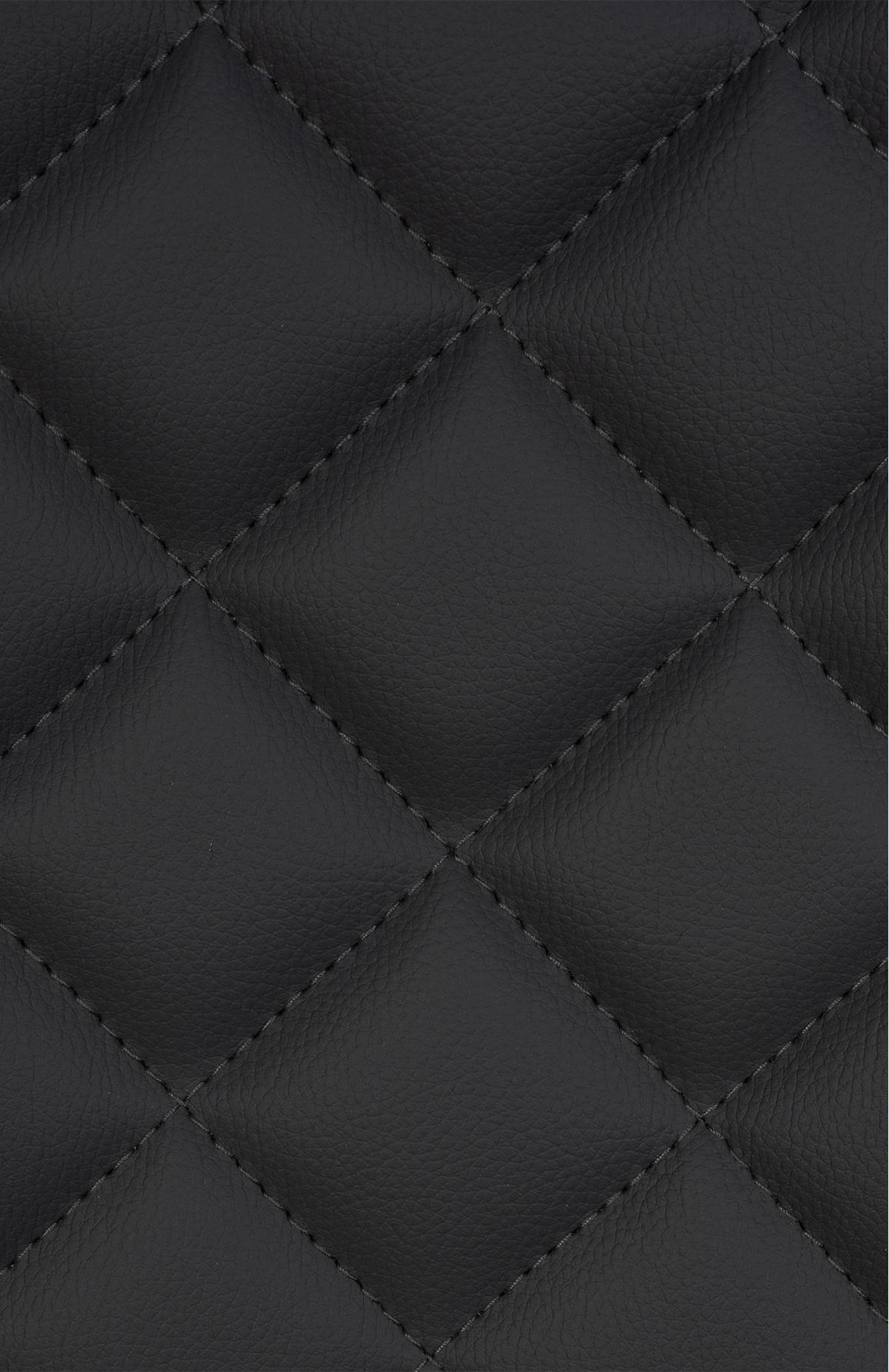BARHOCKER Lederlook Schwarz - Schwarz, Textil/Metall (50/84/52cm) - CLP