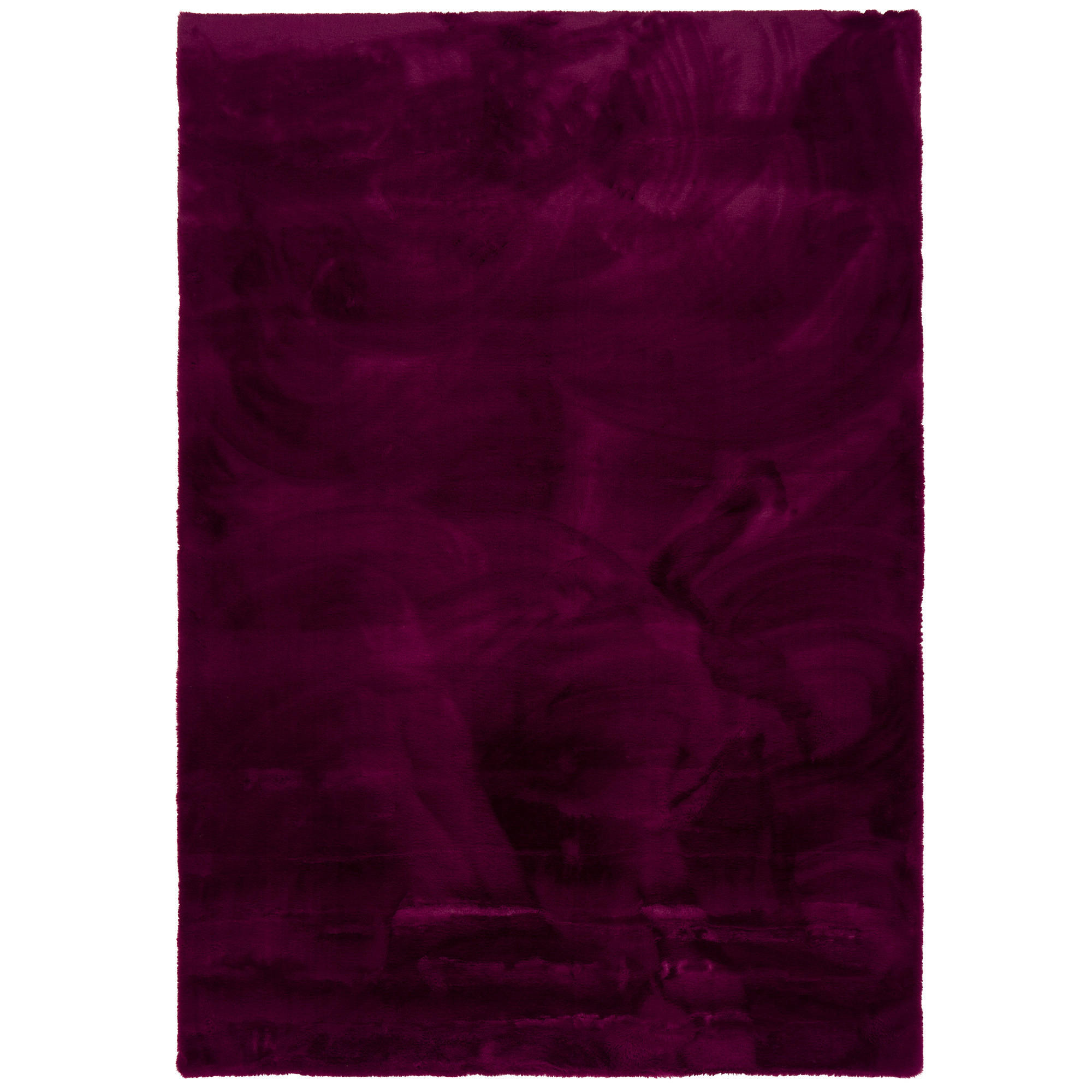 FELLTEPPICH LUXUS SUPER SOFT PLUSH - Brombeere, Textil (60/90cm) - Pergamon