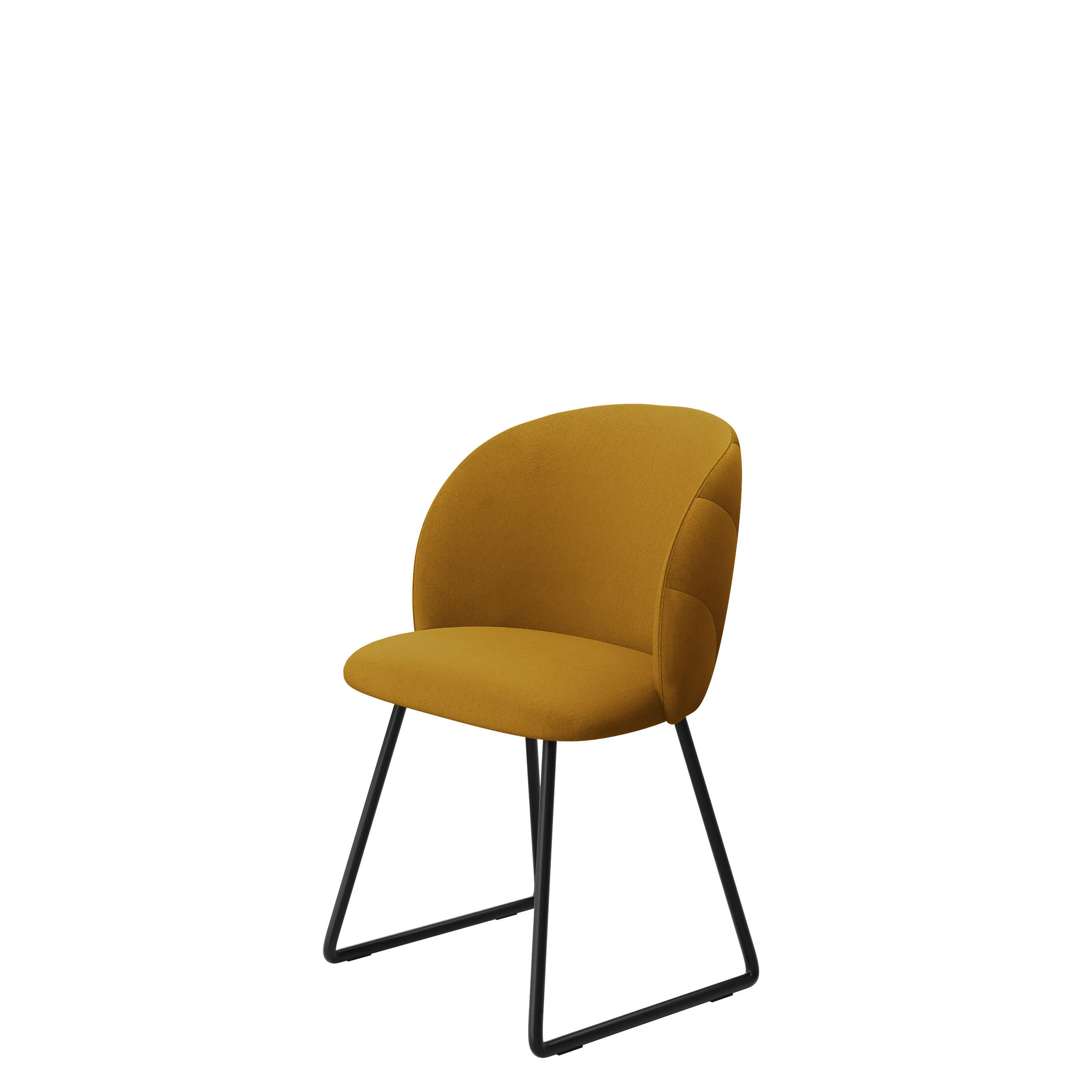 POLSTERSTUHL K99 M - Schwarz/Braun, Holzwerkstoff/Textil (51/80/53cm) - MIRJAN24