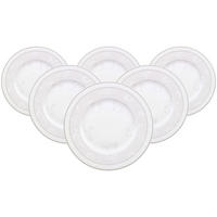 FRÜHSTÜCKSTELLER Gray Pearl weiß ø 22,7 cm 6er Set - Weiß, Keramik (22.7cm) - Villeroy & Boch
