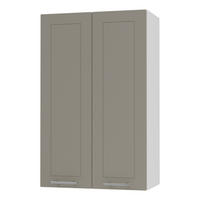 KÜCHENHÄNGESCHRANK Kvantum W4/60 Beige Matt / Weiß Matt 60 / 32,5 / 96cm - Beige/Weiß, Holz/Holzwerkstoff (60/96/32.5cm) - Feldmann-Wohnen