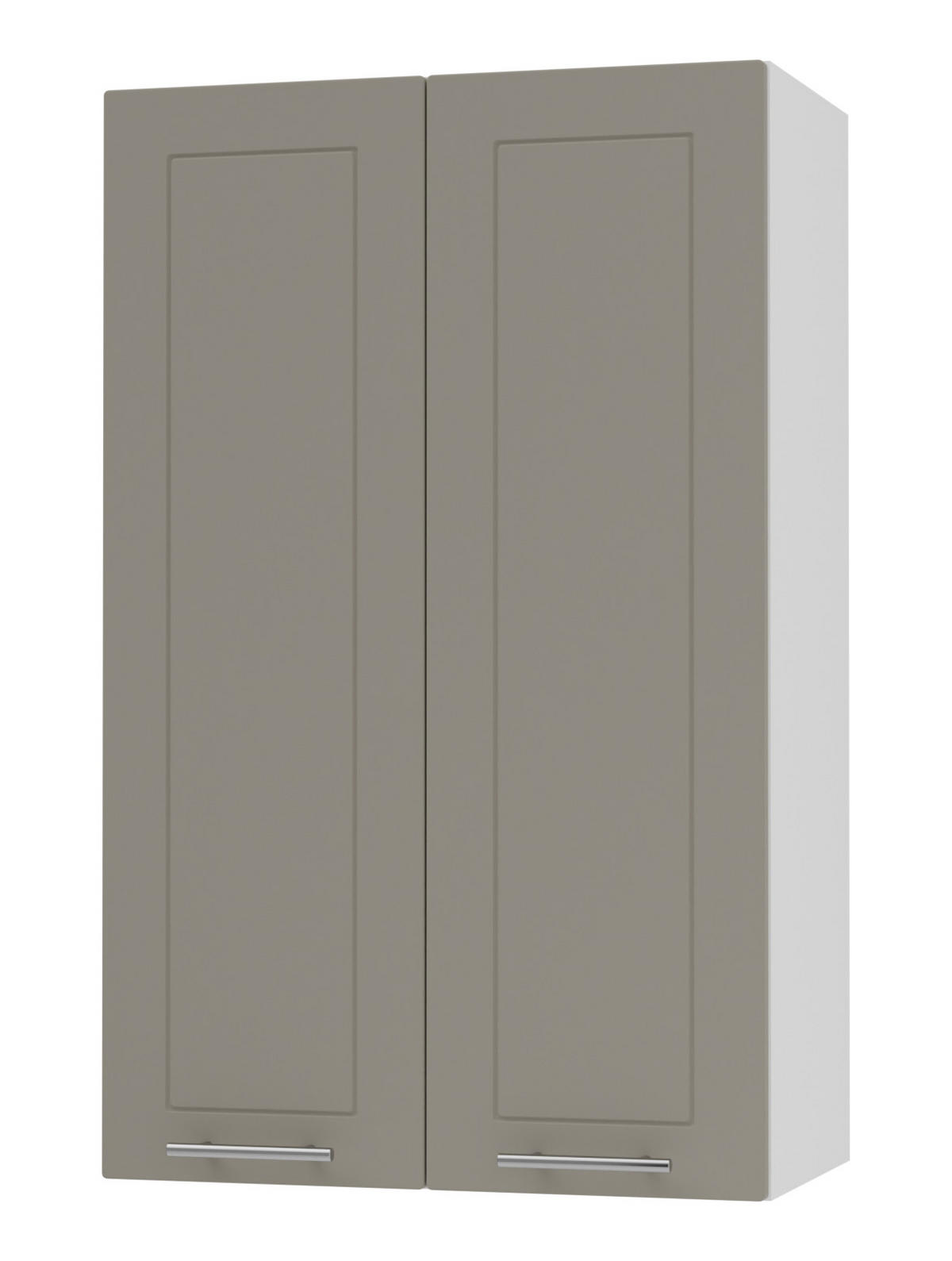 KÜCHENHÄNGESCHRANK Kvantum W4/60 Beige Matt / Weiß Matt 60 / 32,5 / 96cm - Beige/Weiß, Holz/Holzwerkstoff (60/96/32.5cm) - Feldmann-Wohnen