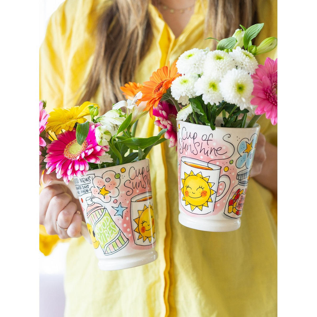 MAZAGRAN-BECHER Cup Of Sunshine in Bunt - 500 ml - Multicolor, Keramik (0.5L) - Blond Amsterdam