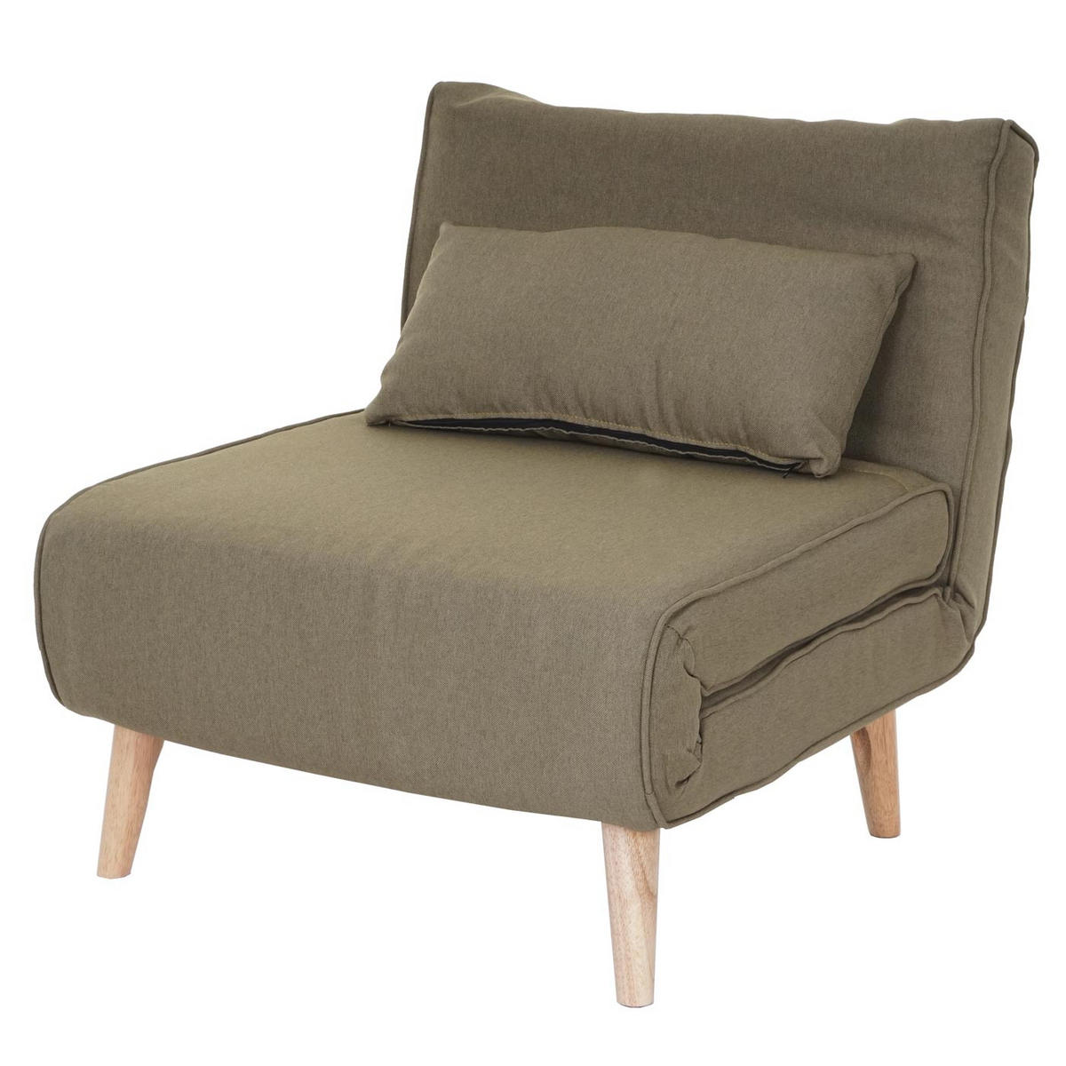 SCHLAFSESSEL Grün - Grün, Textil (75/77/70cm) - MCW
