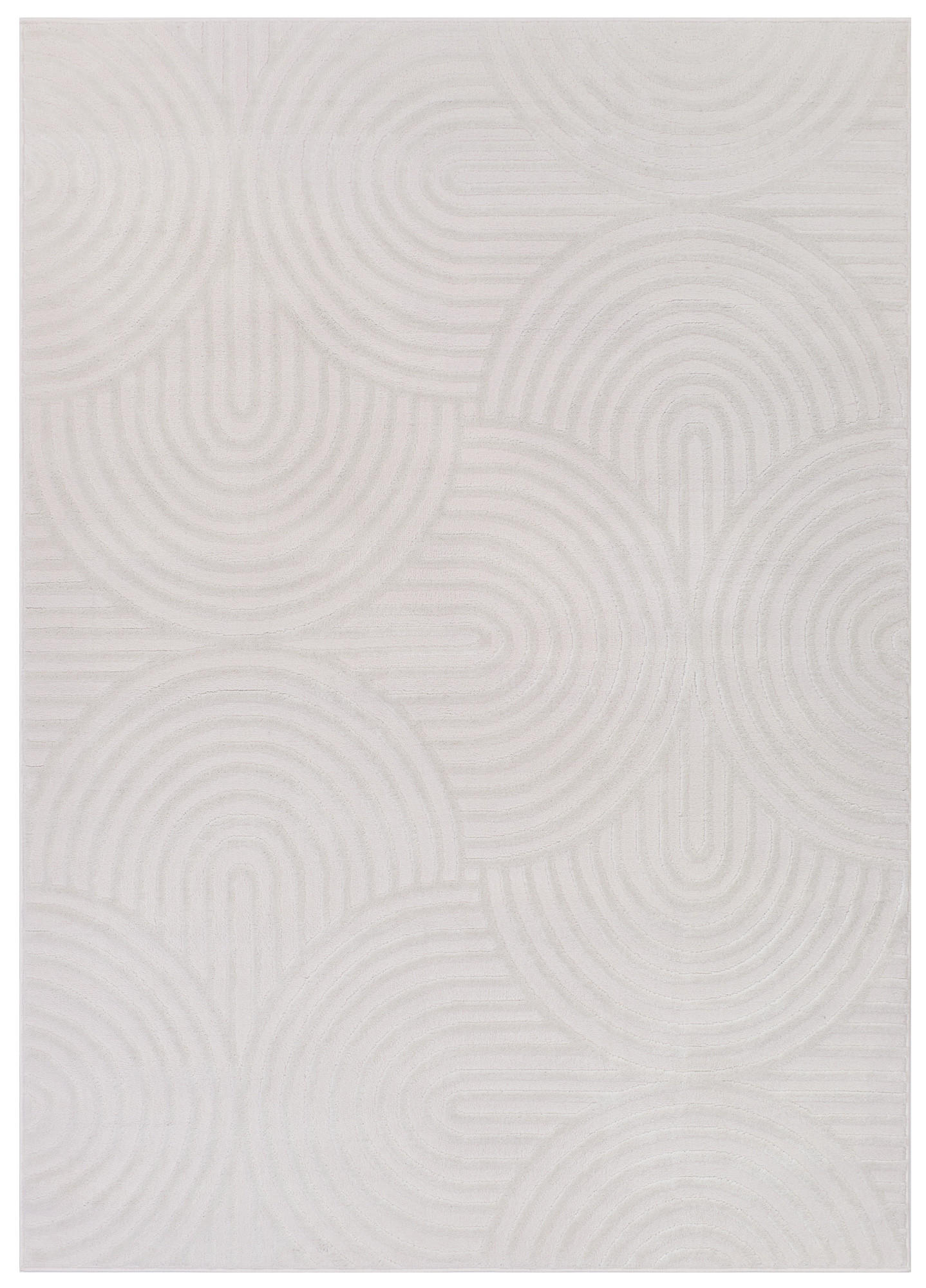 TEPPICH HYGGE Weiß 300/400 cm - Weiß, Kunststoff (300/400cm) - Tapiso