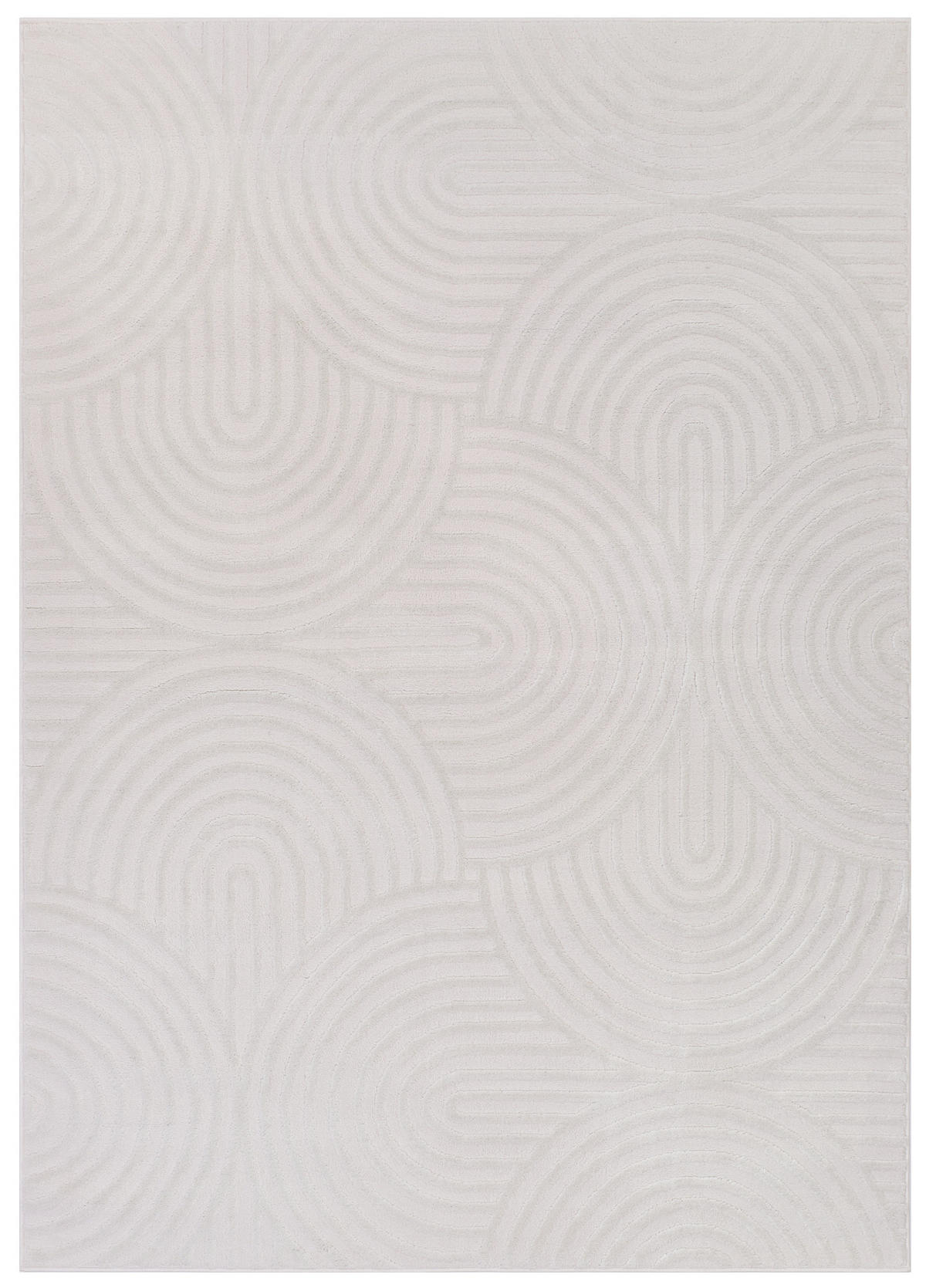 TEPPICH HYGGE Weiß 300/400 cm - Weiß, Kunststoff (300/400cm) - Tapiso