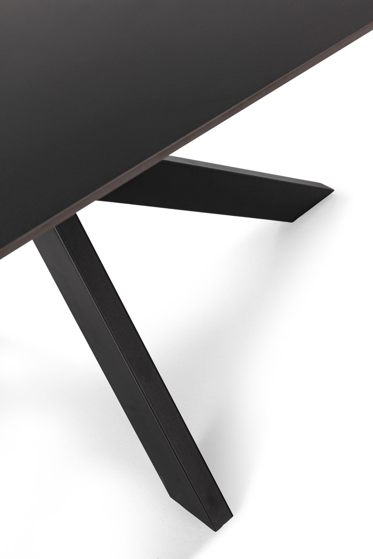 ESSTISCH Bimba Schwarz 180/90/76 cm - Schwarz, Keramik (180/90/76cm)