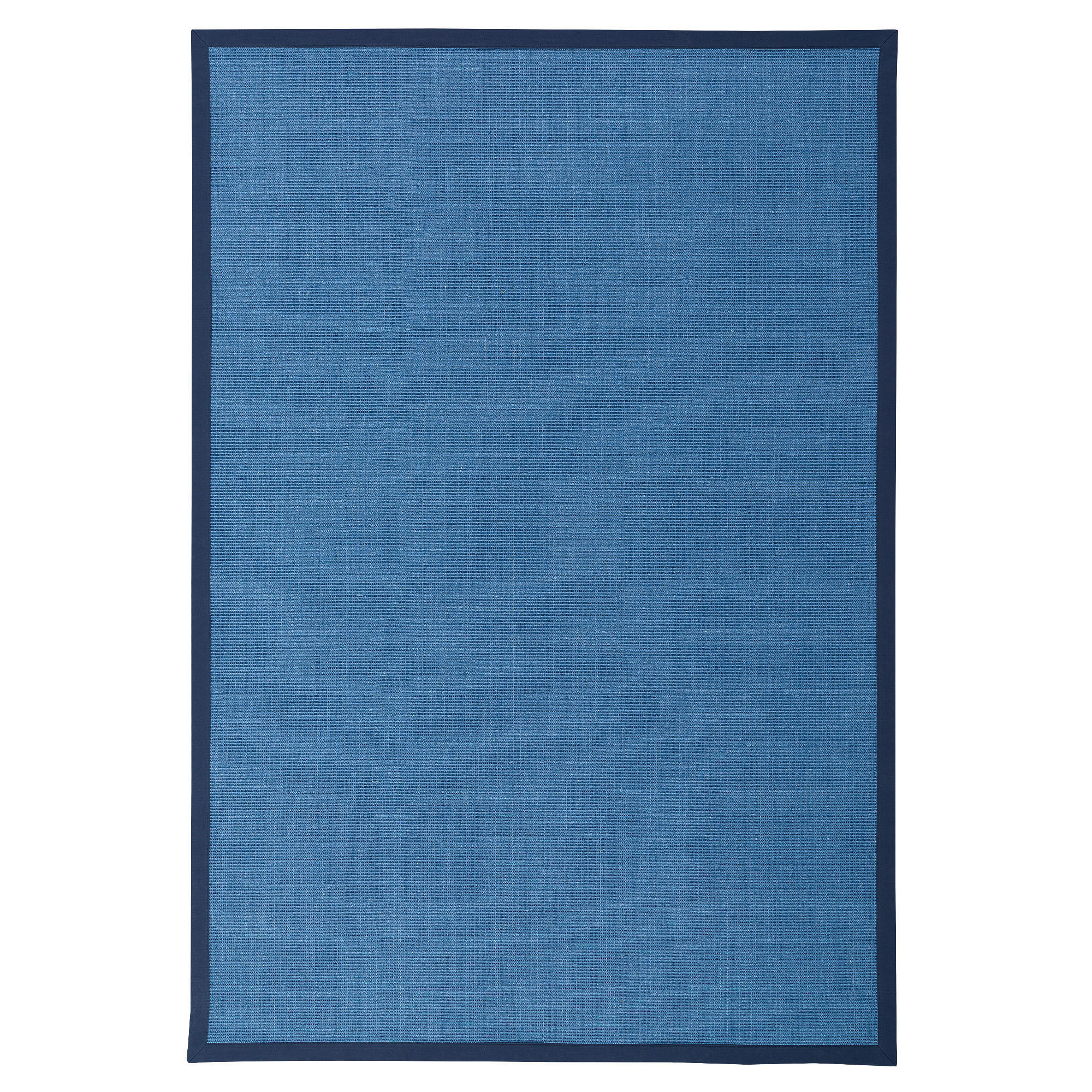 SISALTEPPICH NATURA KLASSISCH MIT BORDÜRE - Blau, Textil (60/110cm) - Pergamon