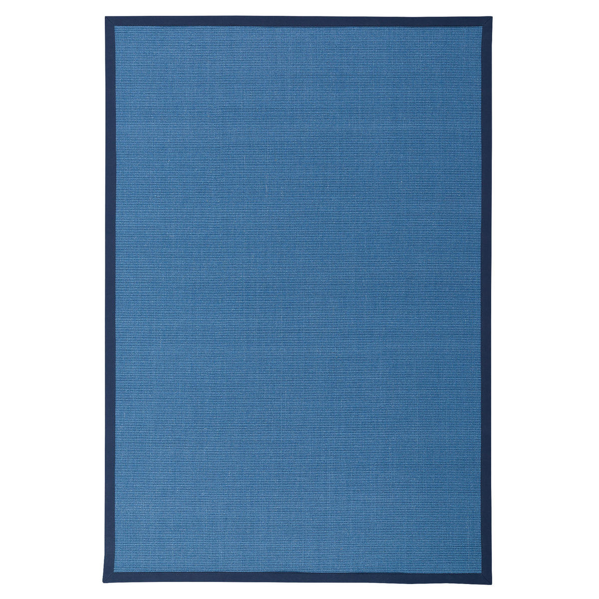 SISALTEPPICH NATURA KLASSISCH MIT BORDÜRE - Blau, Textil (80/150cm) - Pergamon