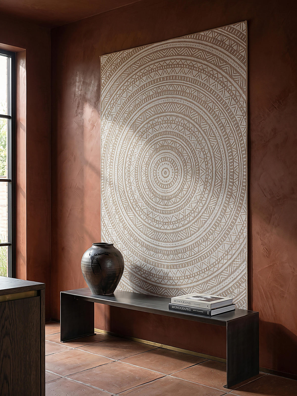 FLACHWEBTEPPICH Orientalisch BORNO Polypropylen Natur 140 x 200 cm - Beige, Textil (140/200cm) - KADIMA DESIGN