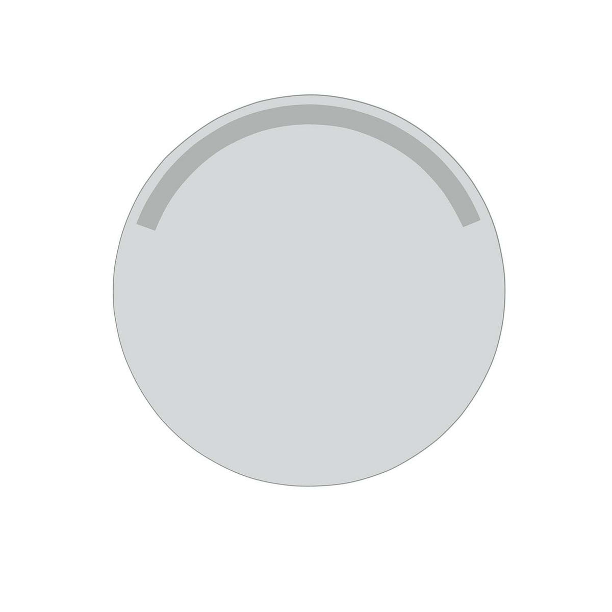 LED-SPIEGEL Agatha rund - Ø 60cm - Silberfarben, Glas (60/60/4cm) - Niermann