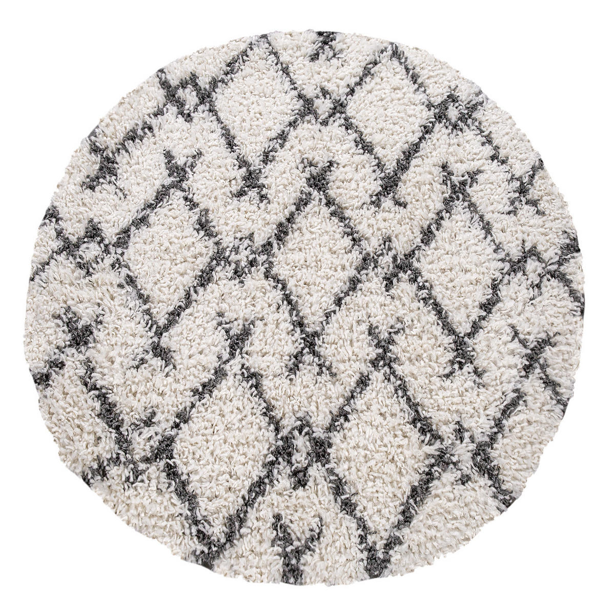 HOCHFLORTEPPICH 200/200 cm Kalmar 451 - Anthrazit, Textil (200/200cm) - Paco Home