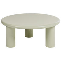 KONFERENČNÍ STOLEK Olivově zelený Itasca - olivově zelená/zelená barva, kompozitní dřevo (80/80/35cm) - Beliani