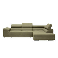 ECKSOFA Warton mit Schlaffunktion, Olive - Olivgrün, Textil (275/202cm) - Fedve
