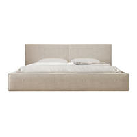 BETT - Polsterbett 06 160x200 - Cream (Anthology 20) - Creme, Holz (160/200cm) - Möblo