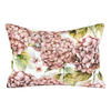 KISSENHÜLLE Landlust-Hortensie burgundy-rose 25/35 cm - Hellrosa/Dunkelrosa, Textil (25/35cm) - beties Heimtextil