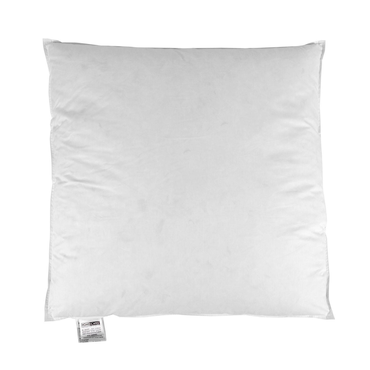 KOPFKISSEN Federn & Daunen 65/65 cm - Weiß, Textil (65/65cm) - Homescapes