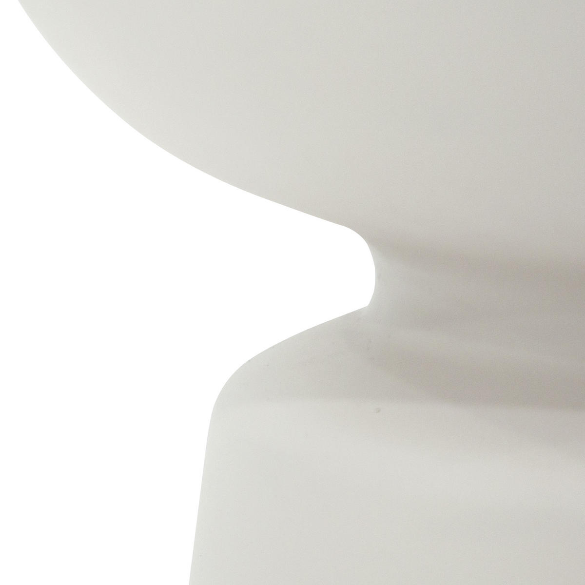 BEISTELLTISCH KYLIX Klein aus Beton 35 x 35 x 46 cm - Creme, Naturmaterialien (35/35/47cm) - Elementi