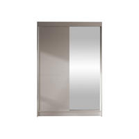 SCHWEBETÜRENSCHRANK Lino I - Kaschmir, Holzwerkstoff/Metall (120/200/58cm) - MIRJAN24