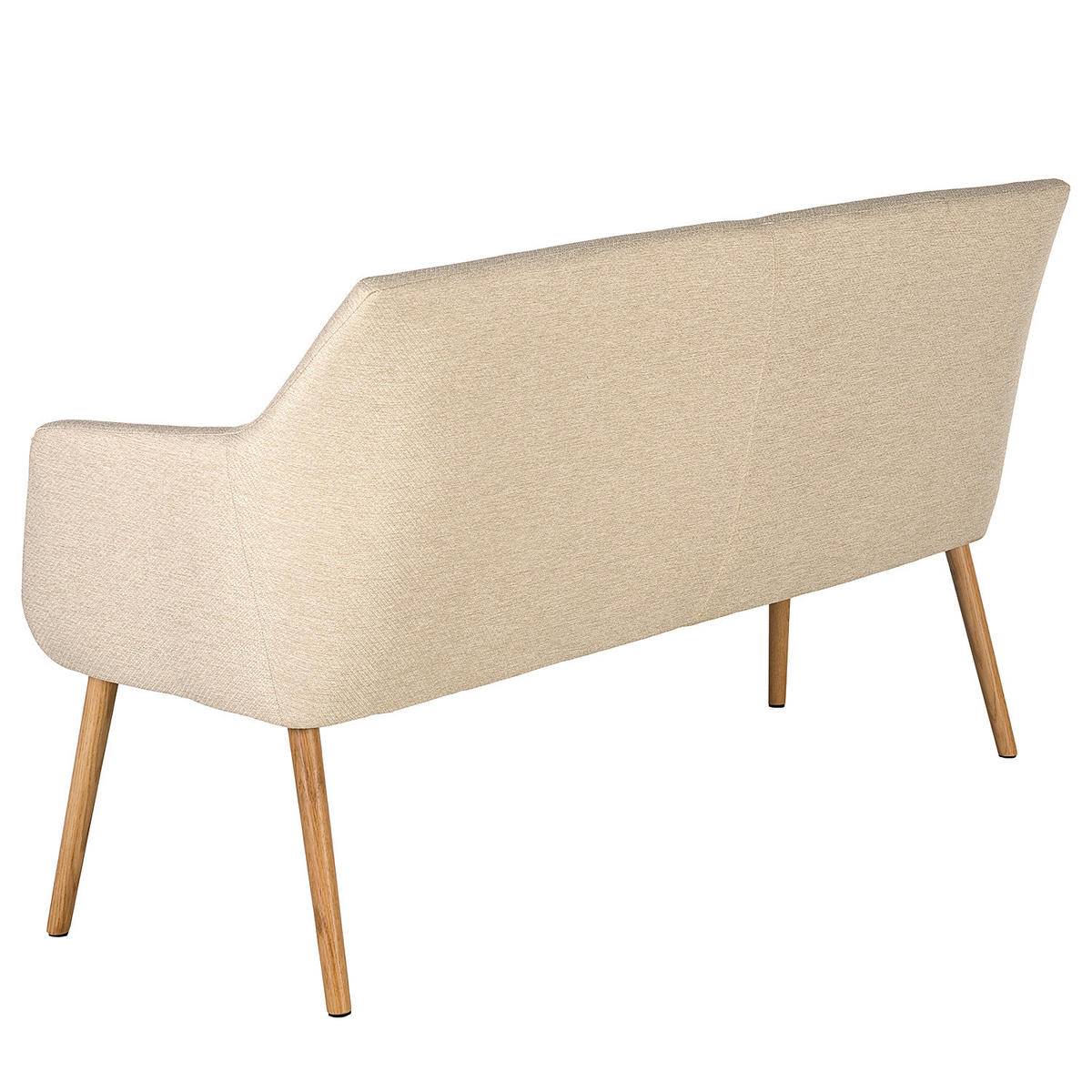 KÜCHENSOFA - Eichefarben/Beige, Eichenholz/Holz (159/86/56cm) - home24