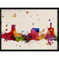 POSTER Almeria A4 Rahmenlos - Klar, Papier (29.7/5/21cm) - Nacnic