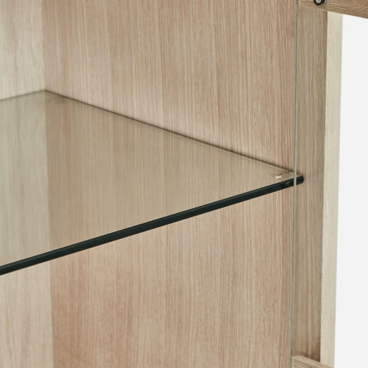 HIGHBOARD Eiche massiv - Eichefarben, Holz (123/146/45cm) - Furnhouse