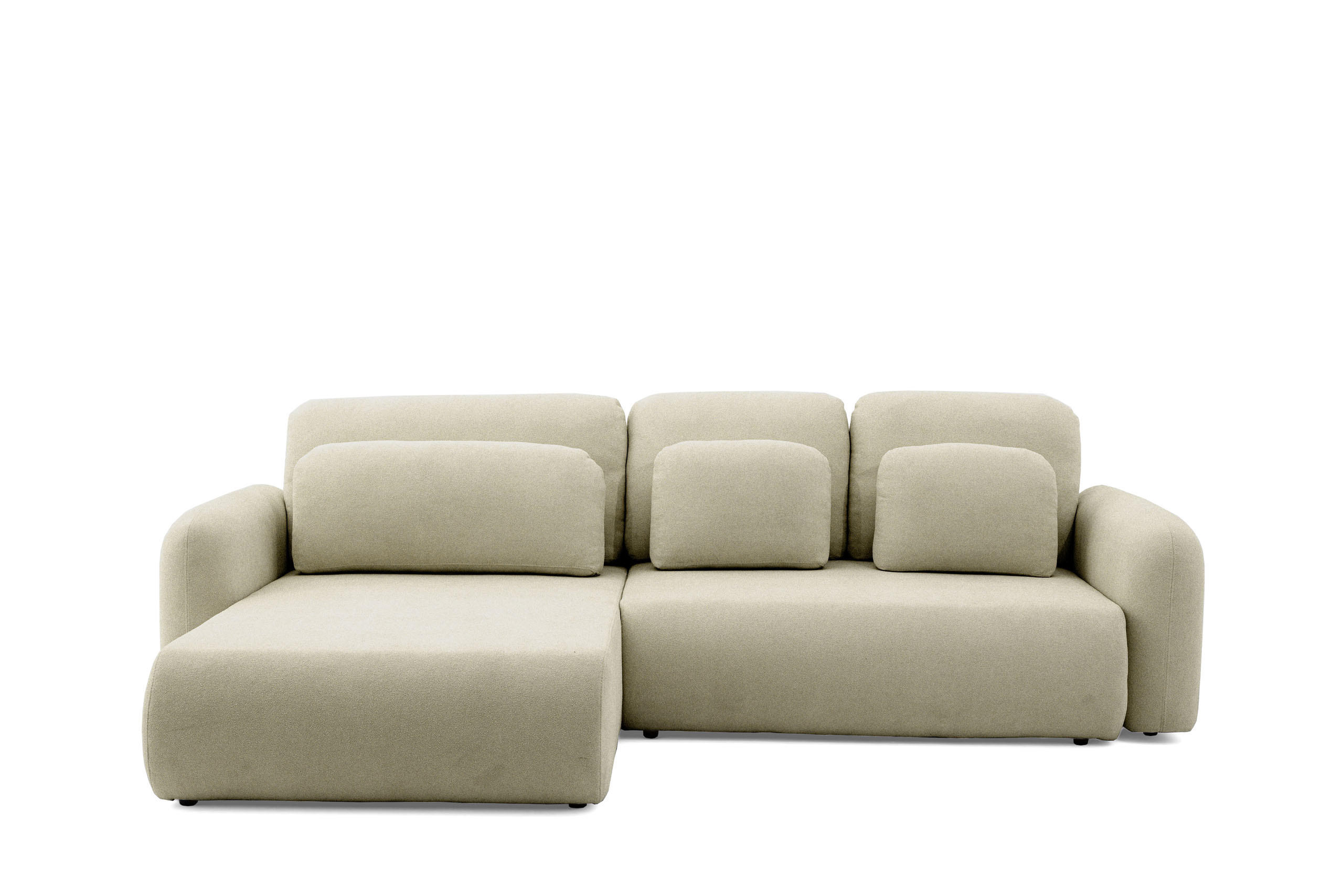 Thumbnail - Muffo Ecksofa, Olivgrün, Textil, 280x187 cm, Wohnzimmer, Sofas & Couches, Wohnlandschaften, Ecksofas