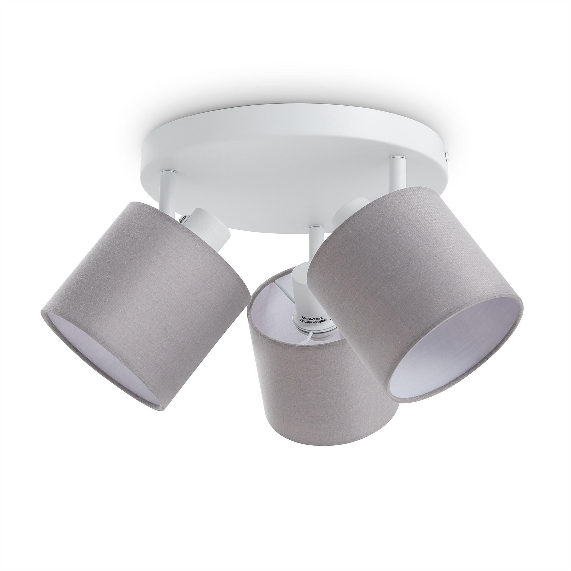 STRAHLER Anika Rd - Weiß, Metall (14.3/12.1/19cm) - Paco Home