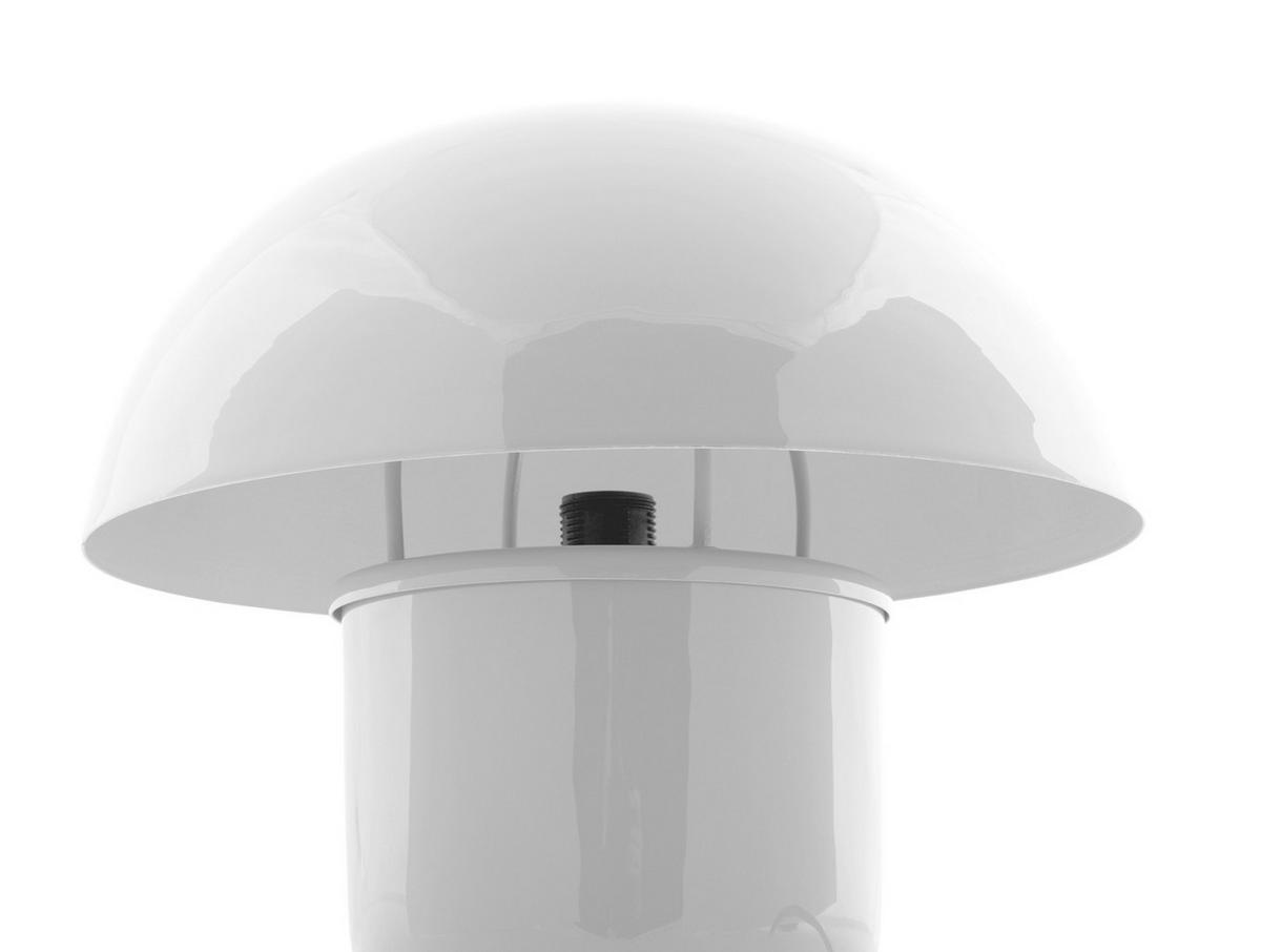 TISCHLAMPE Fat Mushroom 29/29/25 cm - Weiß, Metall (29/29/25cm) - Leitmotiv