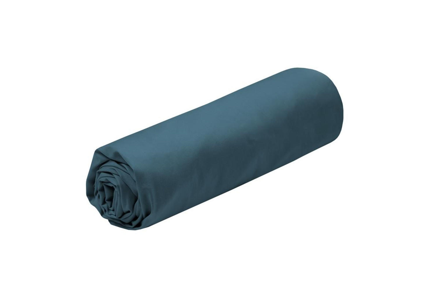SPANNBETTLAKEN Baumwolle Elysée - Blau, Naturmaterialien (200/160cm)