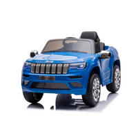KINDER ELEKTROAUTO Jeep Grand Cherokee blau - Blau, Kunststoff (114/76/58cm) - TPFLiving