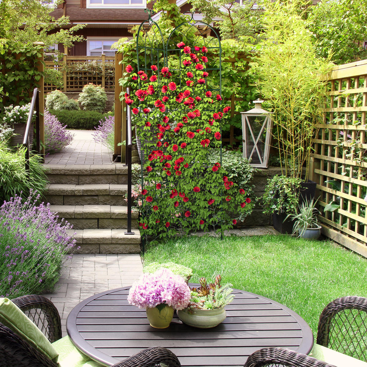 2XRANKGITTER - Dunkelgrün, Metall (50/220/2cm) - Relaxdays