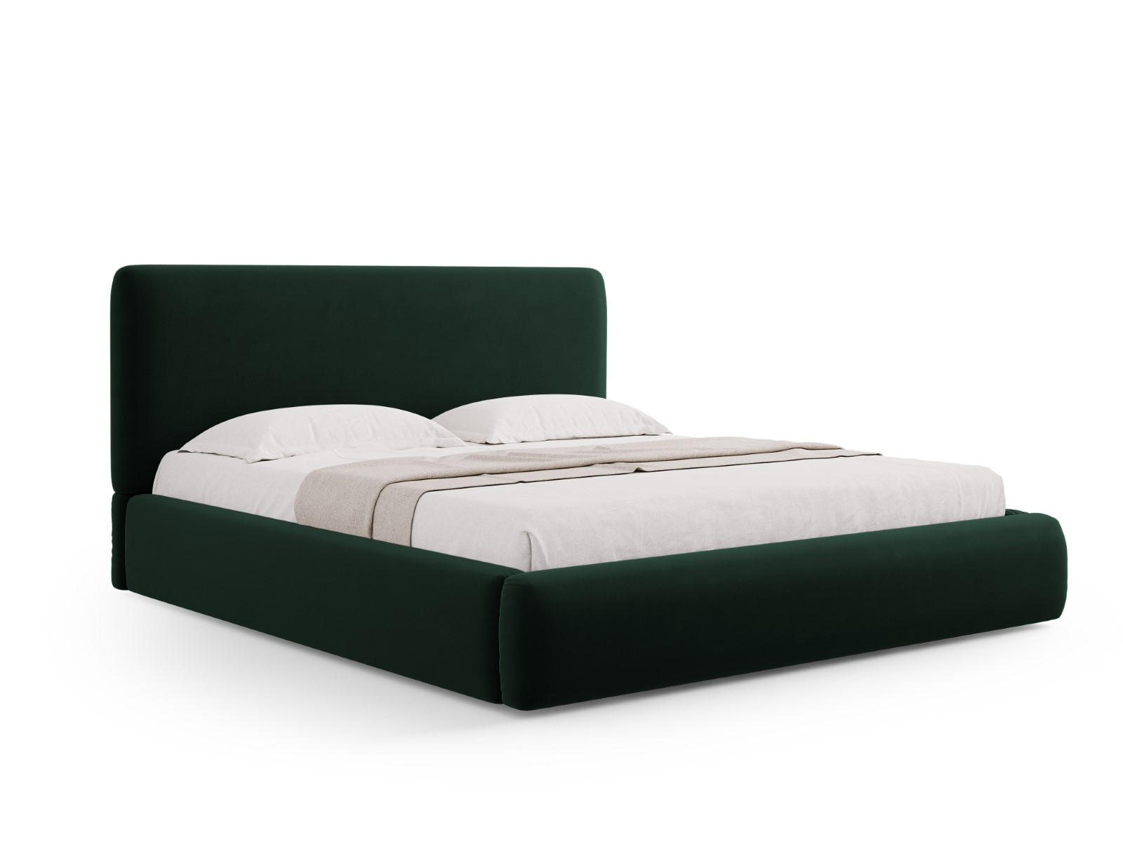 Cosmopolitan Design Bett Dunkelgrün 140x200 cm