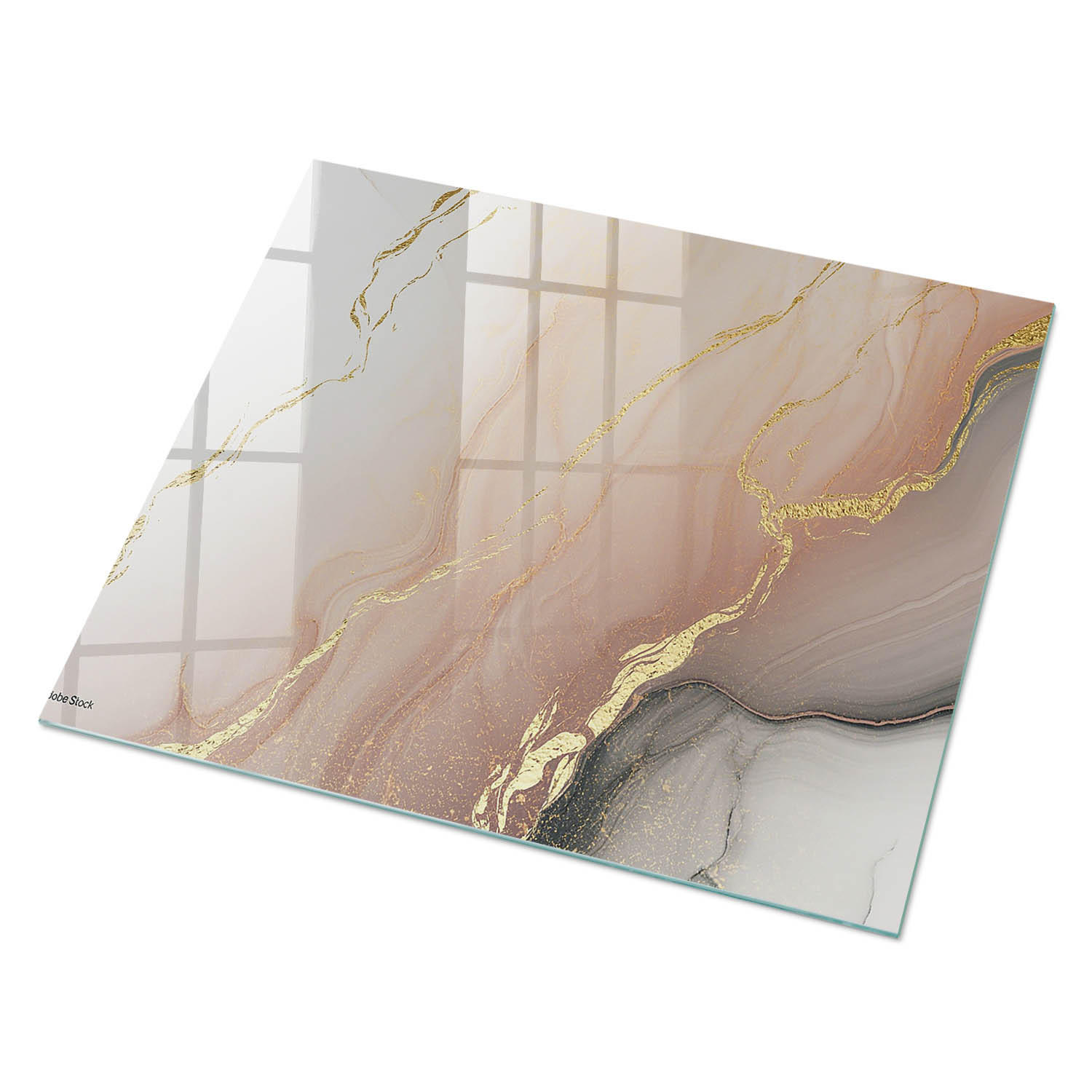 ArtPrintCave Glasplatte Beige 80x60x0.4 cm