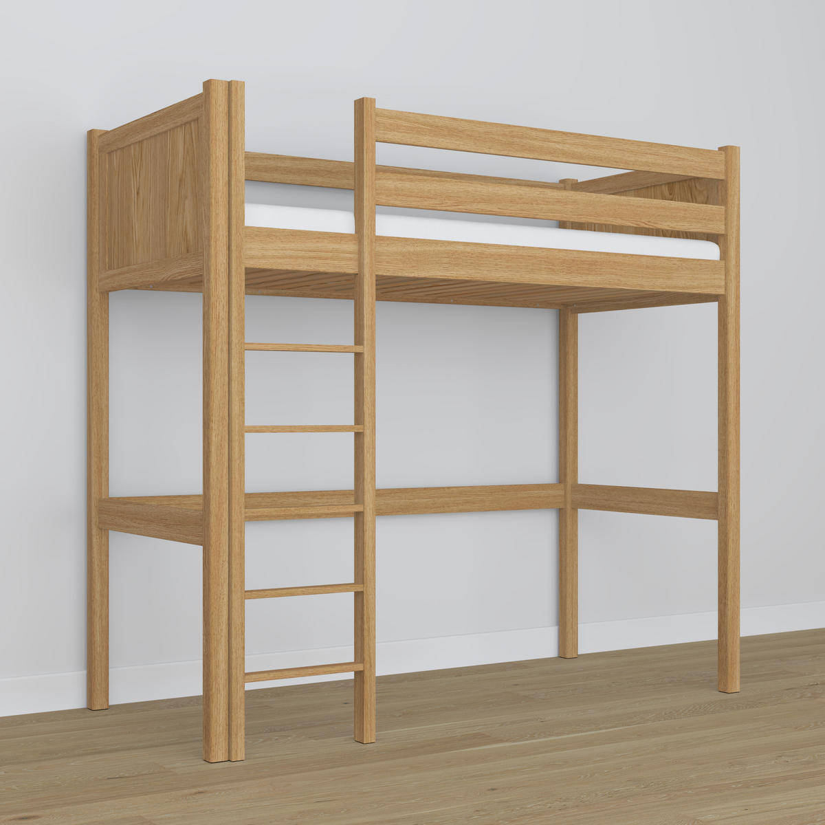 HOCHBETT N06 Eiche Natur 120/200 - Eiche Artisan, Naturmaterialien/Holz (120/200cm) - N-Wood