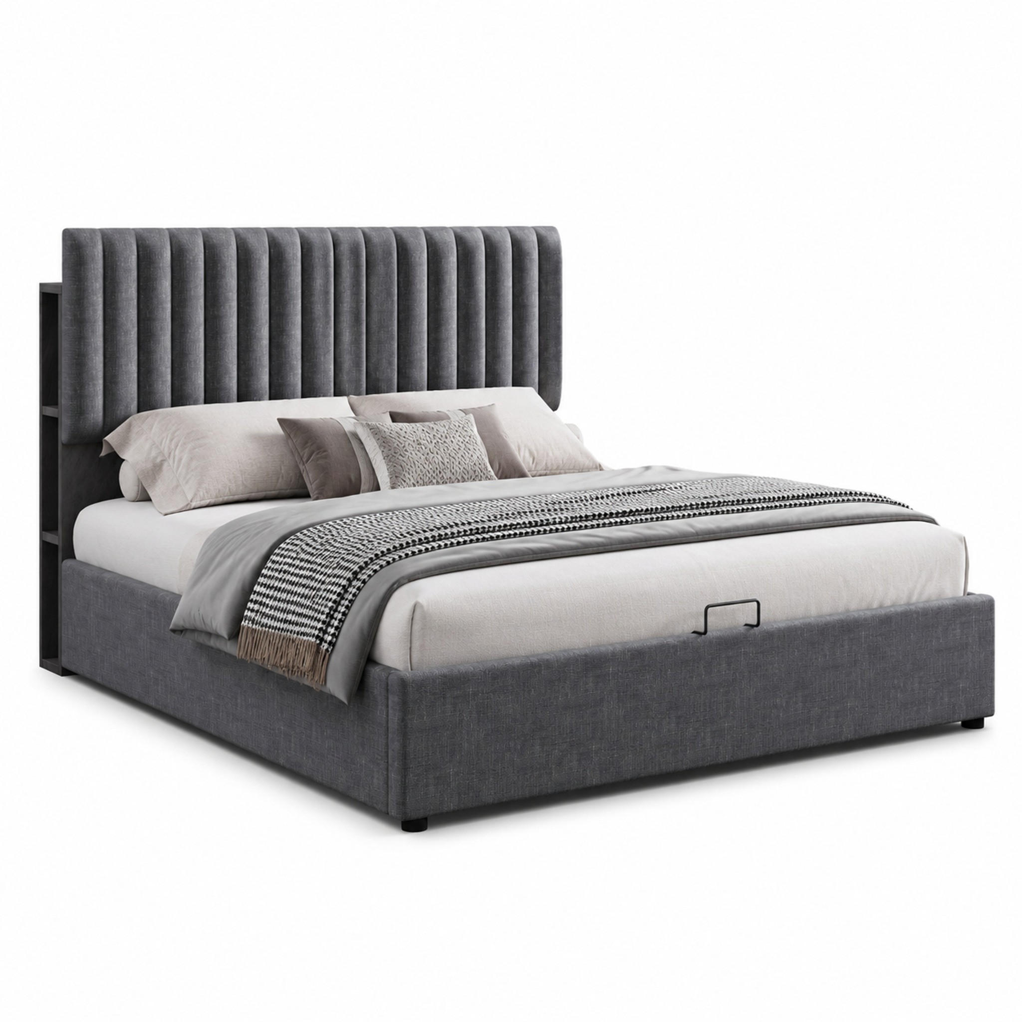 Meubliv Bett Grau 160x200 cm