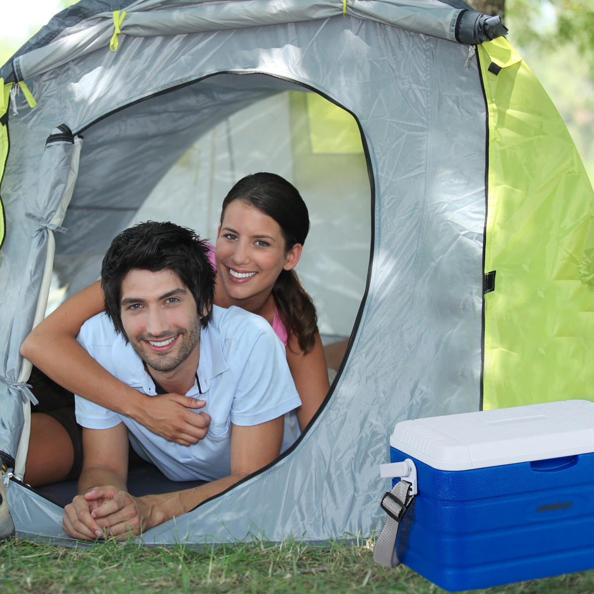 KÜHLBOX - Blau, Kunststoff (23/22.5cm) - Relaxdays