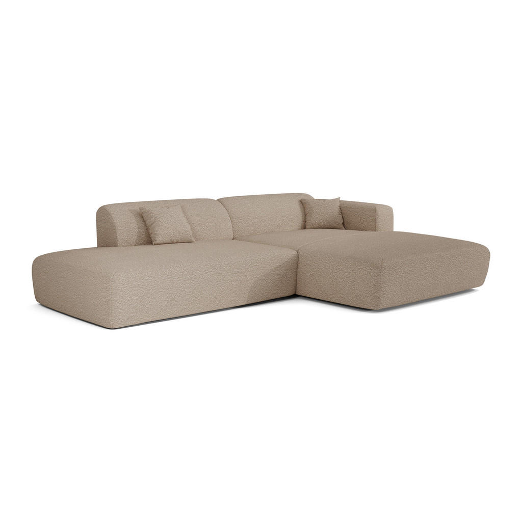 Thumbnail - Sia Home Ecksofa, Taupe, Textil, 5-Sitzer, L-Form, 310x96 cm, Wohnzimmer, Sofas & Couches, Wohnlandschaften, Ecksofas
