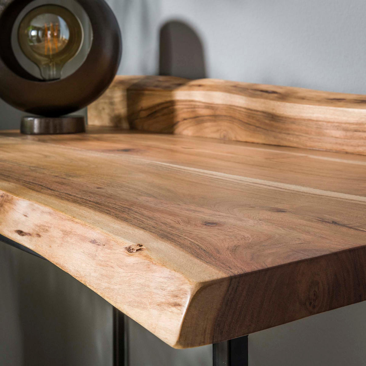 SCHREIBTISCH Edge Braun 110/60/76 cm - Braun, Holz (110/60/76cm) - Hoyz Collection