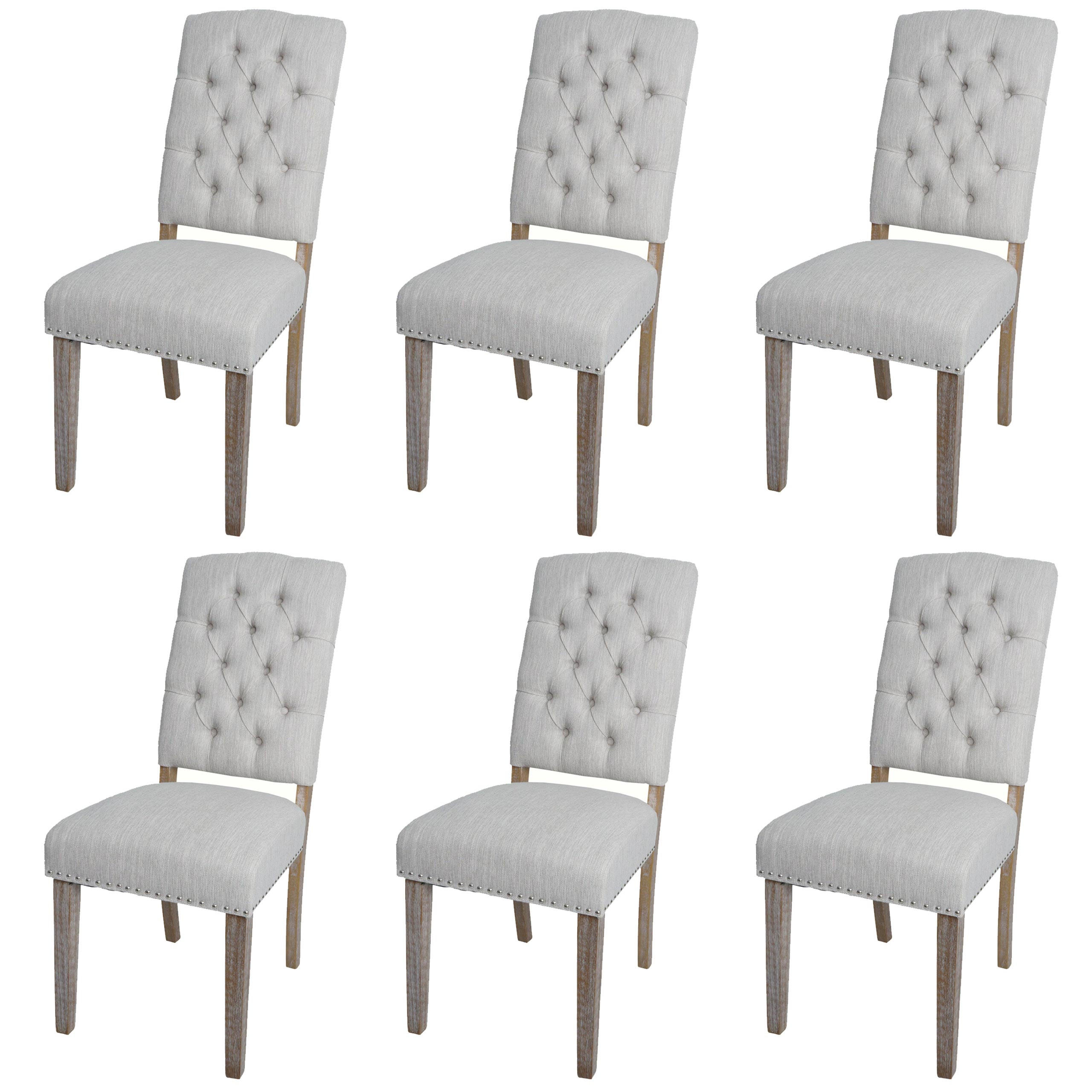 ESSZIMMERSTUHL O66B Hellgrau - Hellgrau, Textil (45/104/60cm) - MCW