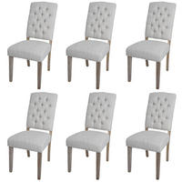 ESSZIMMERSTUHL O66B Hellgrau - Hellgrau, Textil (45/104/60cm) - MCW