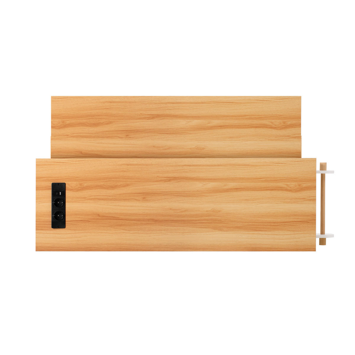 KÜCHENINSEL DE-41118 120/40-75/92 cm mit Weiß - Weiß, Holzwerkstoff (120/92/40cm) - ComfortXL