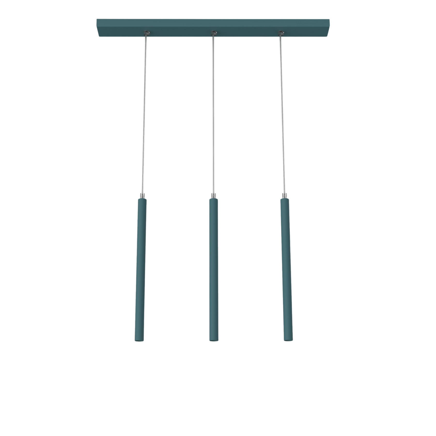 Lumicom Led-Hängeleuchte Blau 70x40x6 cm