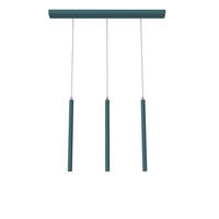LED-HÄNGELEUCHTE Stelo X3 H40 - Blau, Metall (6/70/40cm) - Lumicom