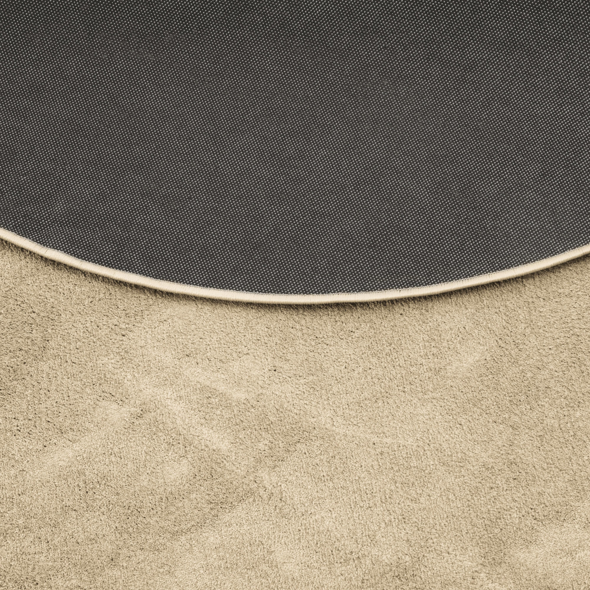 Pergamon Hochflor Beige 120x120 cm