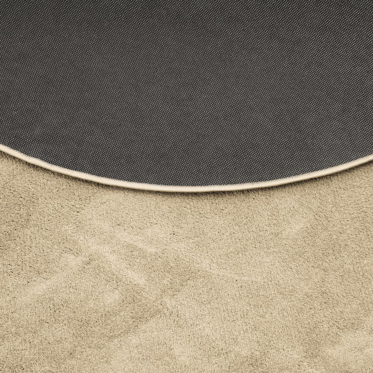 HOCHFLOR LANGFLOR TEPPICH SUPER SOFT MELIA RUND - Beige, Textil (200/200cm) - Pergamon