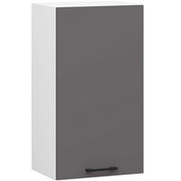 HÄNGESCHRANK Weiß, Graphit Grau 72/40/30 - Graphitfarben/Weiß, Holzwerkstoff (40/72/30cm) - RAUMHIRSCH FURNITURE